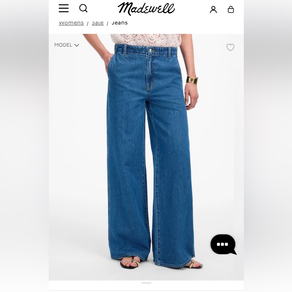 Classic Blue Wide-Leg trouser Jeans